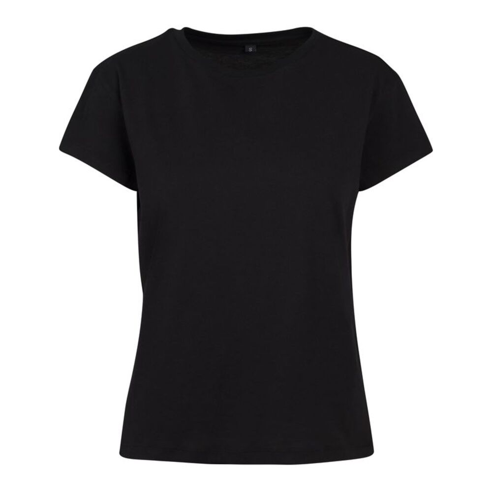 Build Your Brand Womens/Ladies Box T-Shirt / Black